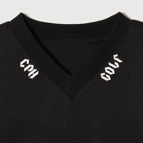 #09×2 IN OUT DOUBLE MESH L/S TEE BLACK