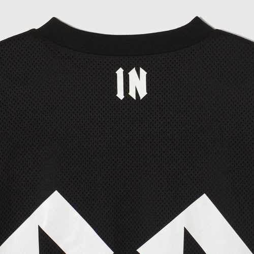 #09×2 IN OUT DOUBLE MESH L/S TEE BLACK