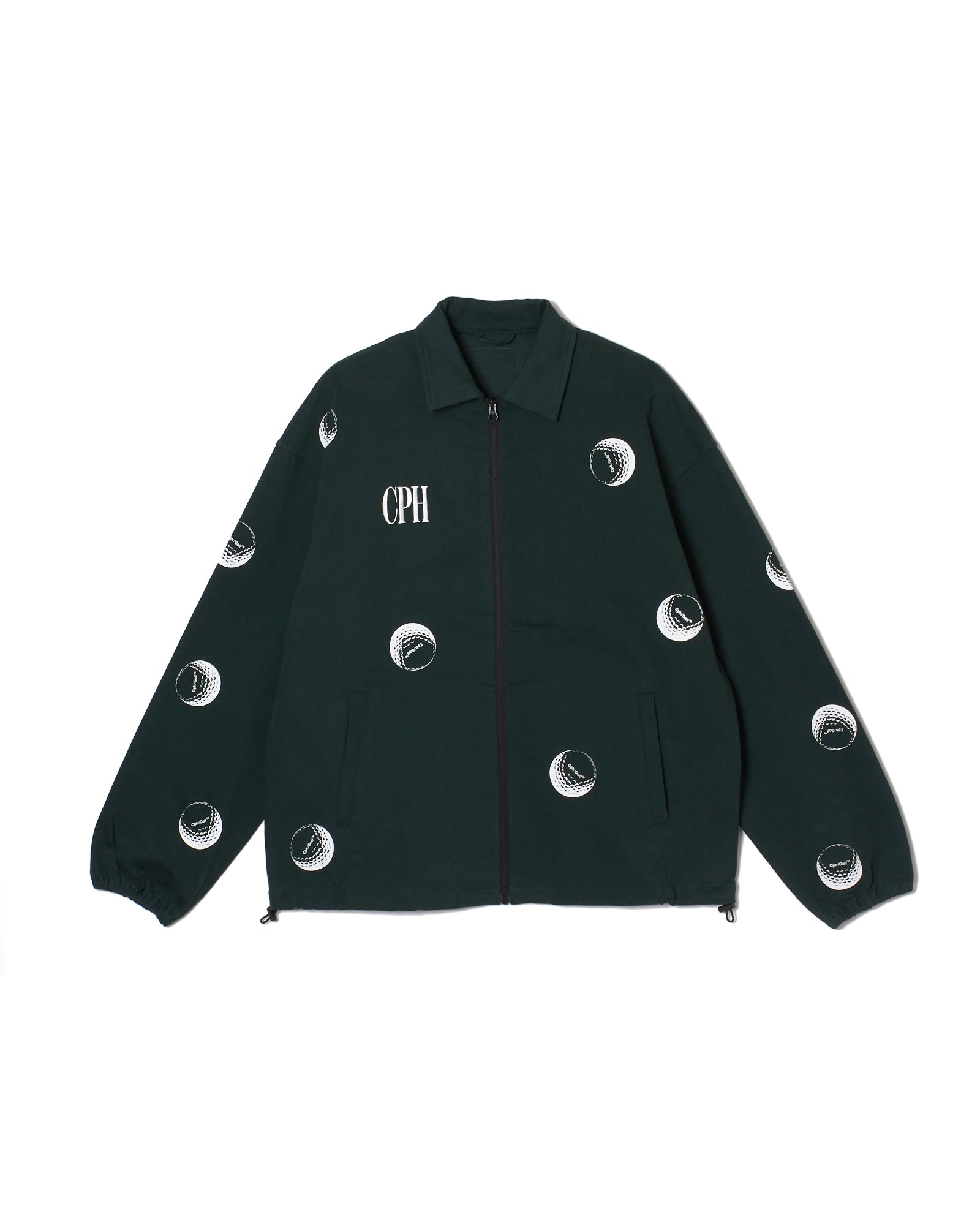 NAGG HOOD IN NYLON JACKET - GREEN - – Cph/Golf™︎