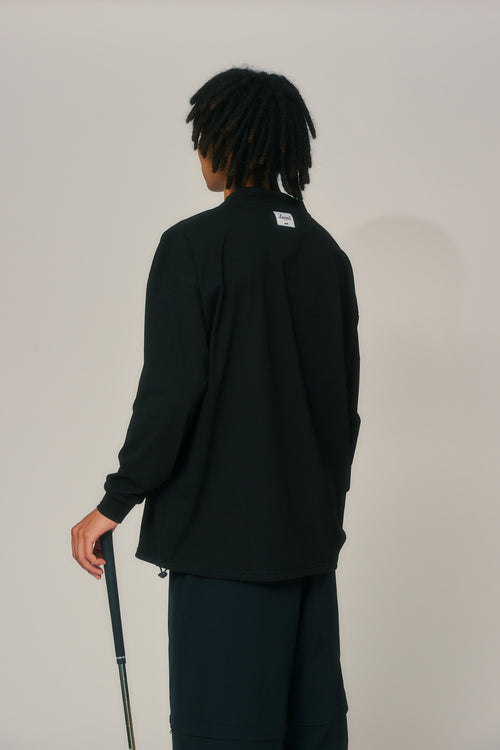 OG Embroidery L/S MOCK NECK BLACK