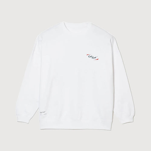 #SHOOT ME OUT PULLOVER WHITE