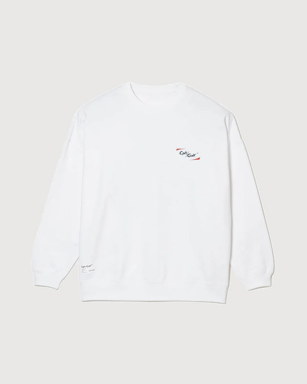 #SHOOT ME OUT PULLOVER WHITE