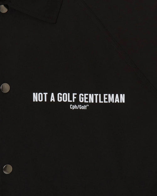 #GENTLEMAN COACH JACKET BLACK