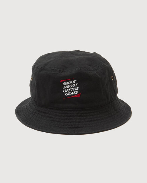 #SHOOT ME OUT BUCKET HAT BLACK