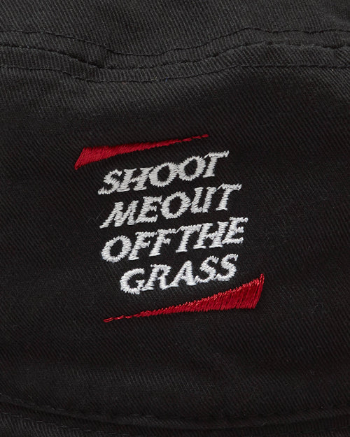 #SHOOT ME OUT BUCKET HAT BLACK