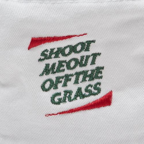 #SHOOT ME OUT BUCKET HAT WHITE