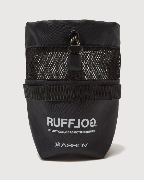 RUFFLOG×AS2OV MULTI POUCH BLACK