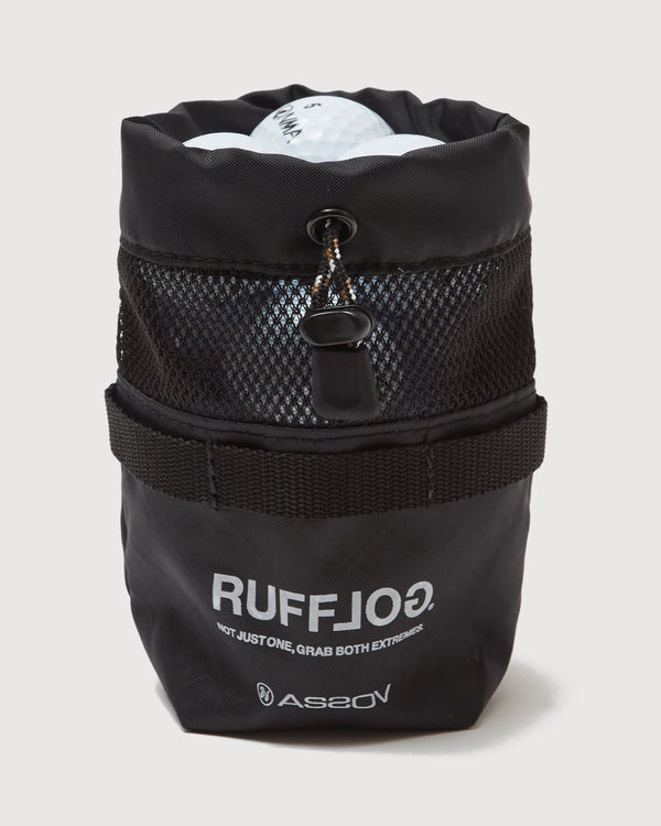 RUFFLOG×AS2OV MULTI POUCH BLACK