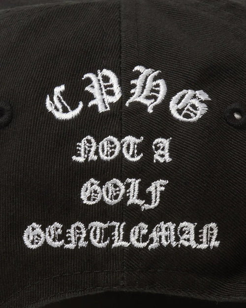 #OLD ENGLISH 5 PANNEL CAP BLACK
