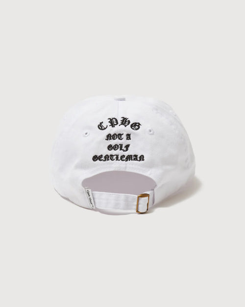 #OLD ENGLISH 5 PANNEL CAP WHITE