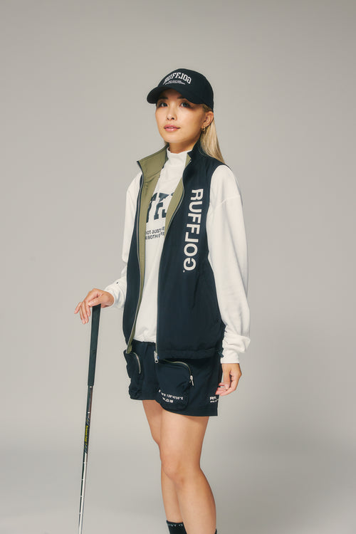 REVERSIBLE VEST BLACK