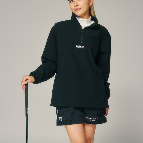 HALF ZIP PISTE BLACK