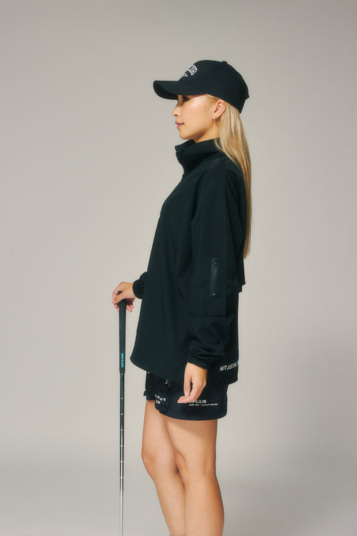 HALF ZIP PISTE BLACK