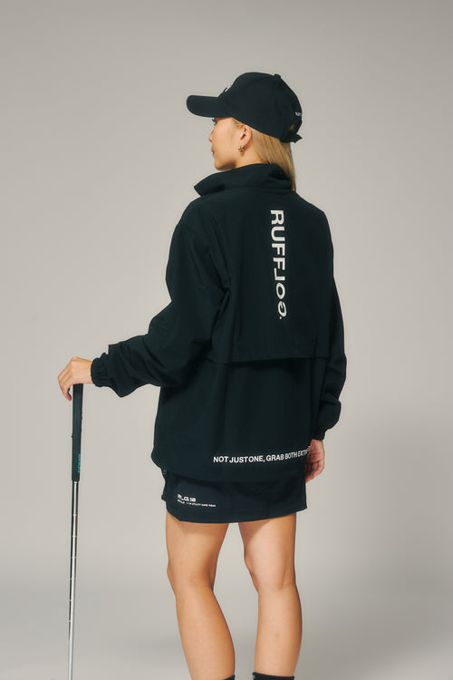 HALF ZIP PISTE BLACK