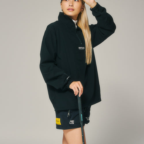 HALF ZIP PISTE BLACK