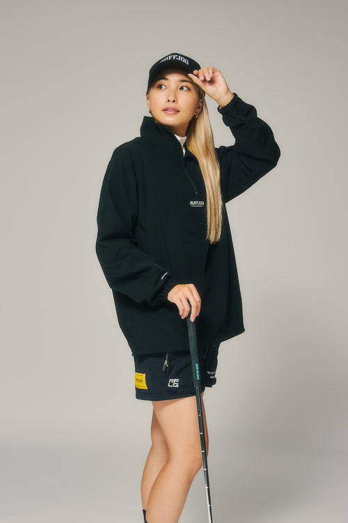 HALF ZIP PISTE BLACK