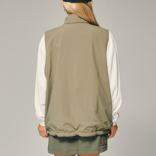 REVERSIBLE VEST KHAKI