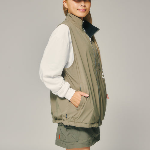 REVERSIBLE VEST KHAKI