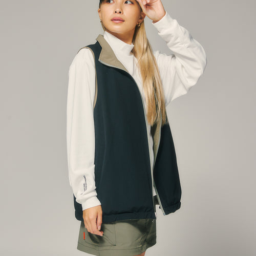 REVERSIBLE VEST KHAKI