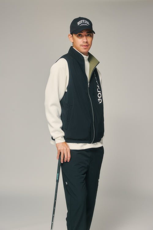 REVERSIBLE VEST BLACK