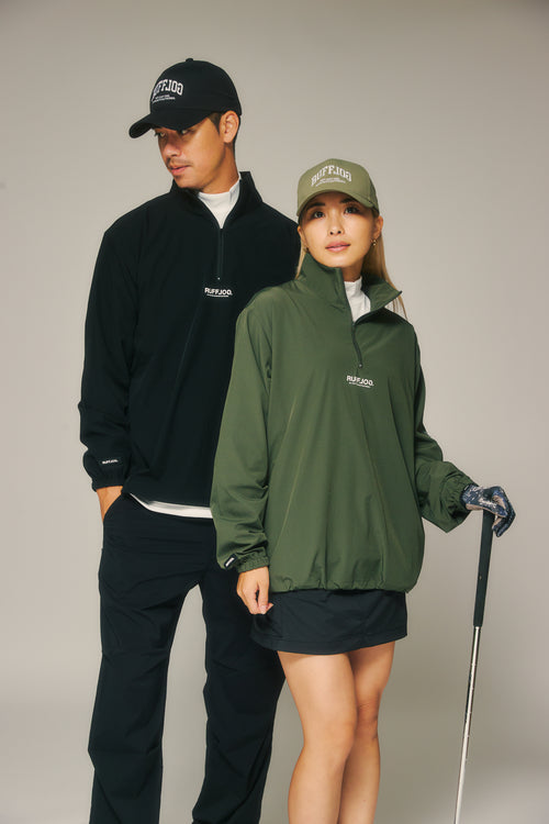 HALF ZIP PISTE BLACK