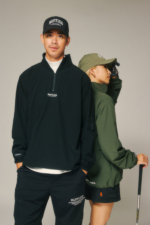 HALF ZIP PISTE BLACK