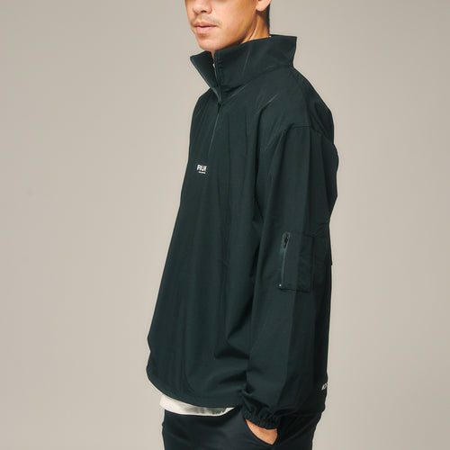 HALF ZIP PISTE BLACK