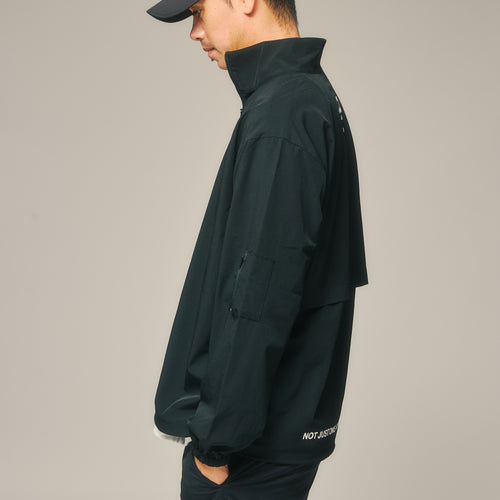 HALF ZIP PISTE BLACK