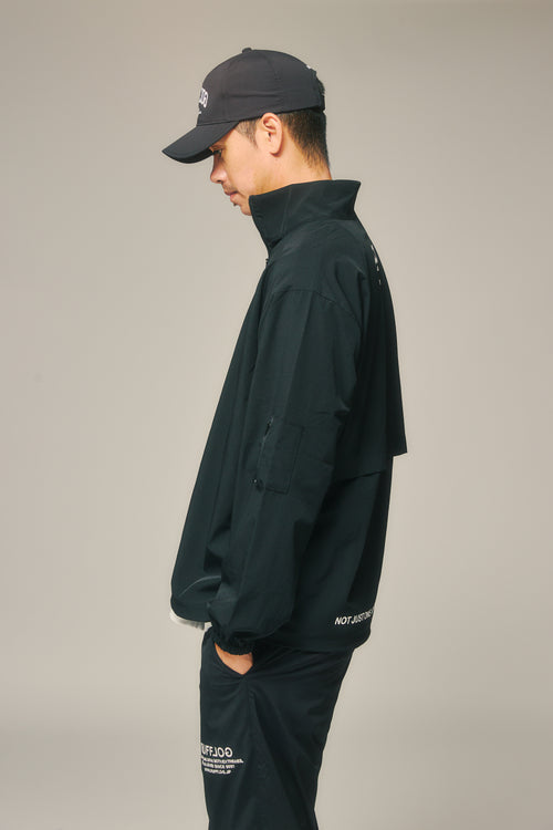 HALF ZIP PISTE BLACK