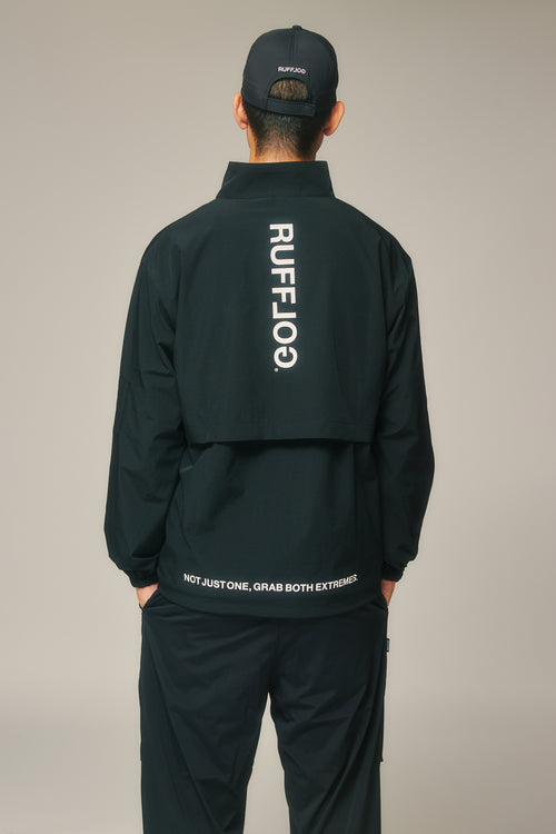 HALF ZIP PISTE BLACK