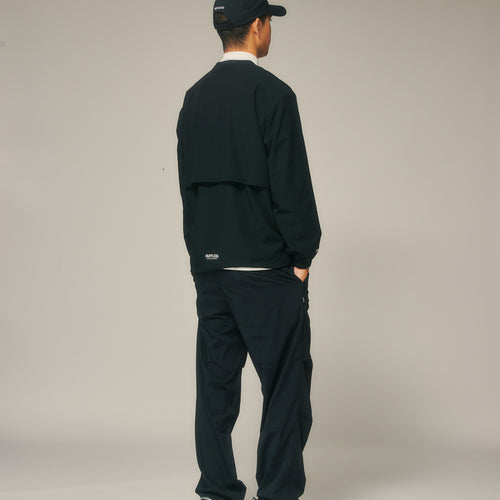 WIDE SLACKS BLACK