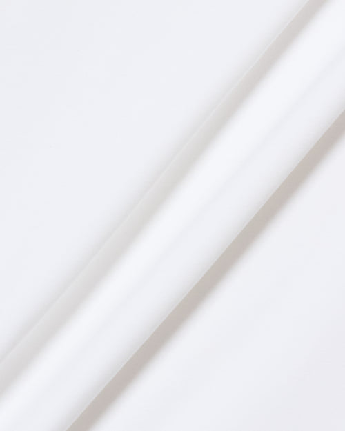 L/S MOCK NECK TEE WHITE
