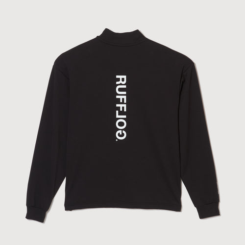 L/S MOCK NECK TEE BLACK