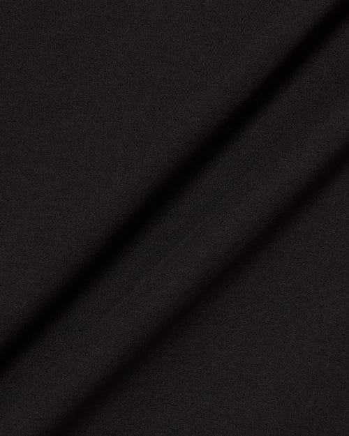 L/S FRONT LOGO MOCK BLACK