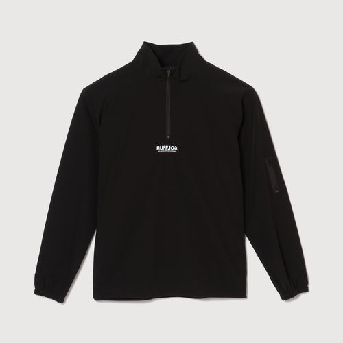 HALF ZIP PISTE BLACK