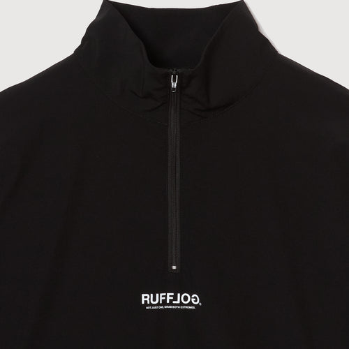 HALF ZIP PISTE BLACK