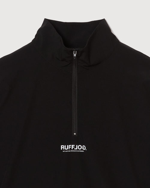 HALF ZIP PISTE BLACK