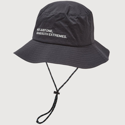 WATER REPELLENT BUCKET HAT BLACK