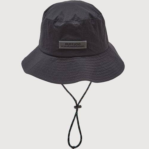 WATER REPELLENT BUCKET HAT BLACK