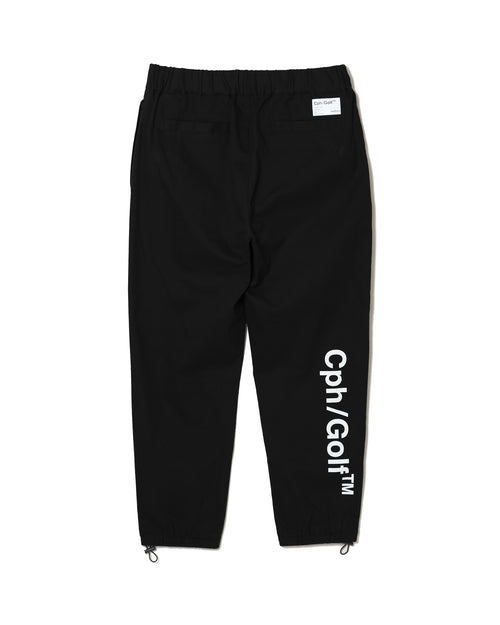 #COTTON TRACK JOGGER PANTS BLACK