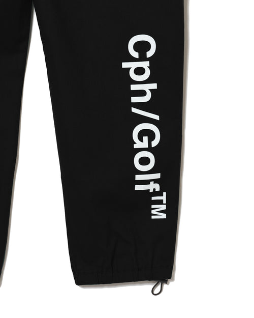 #COTTON TRACK JOGGER PANTS BLACK