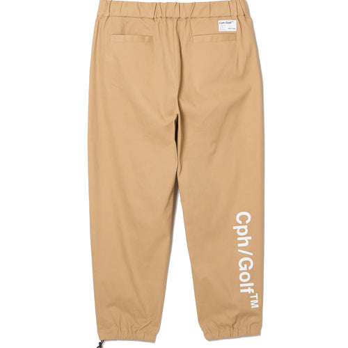 #COTTON TRACK JOGGER PANTS BEIGE