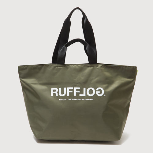 RUFFLOG ZIPPER TOTE BAG KHAKI