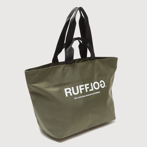 RUFFLOG ZIPPER TOTE BAG KHAKI