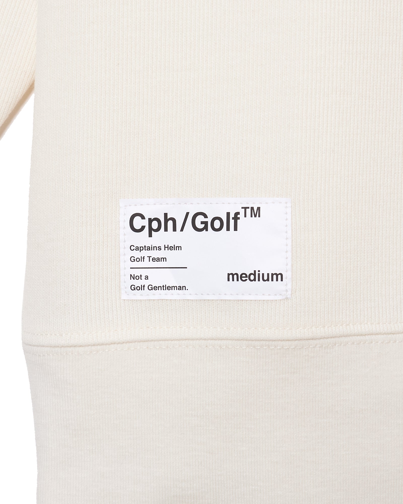 OVERLAP LOGO L/S MOCK NECK TEE WHITE – RUFFLOG