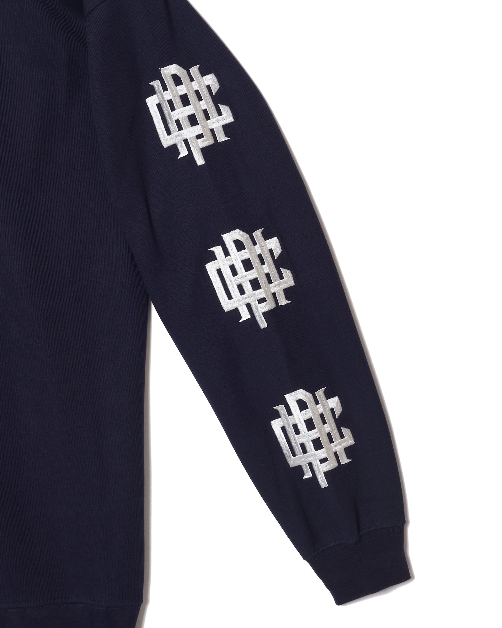 メンズウェア OVERLAP LOGO L/S MOCK NECK TEE NAVY OVERLAP LOGO L/S MOCK NECK TEE NAVY – RUFFLOG