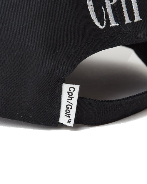 #CPH GOLF CLUB CAP BLACK