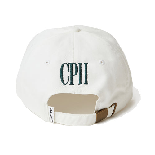 #CPH GOLF CLUB CAP WHITE