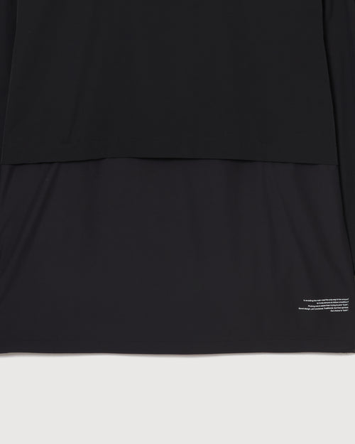 V NECK PISTE BLACK