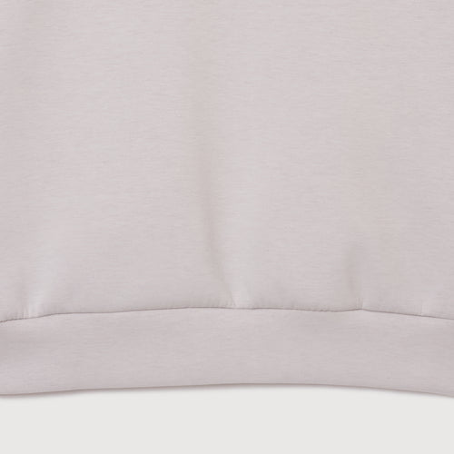 HALF ZIP SWEATSHIRT BEIGE